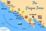 With this Cinque Terre map, I’ve aimed to provide you with an illustrated guide to help you plan the perfect trip and to visualize the layout of the coast.
