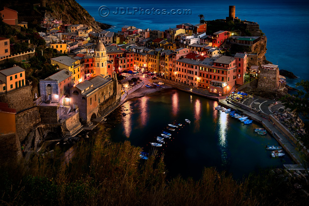 Night in Vernazza By Jim DeLutes