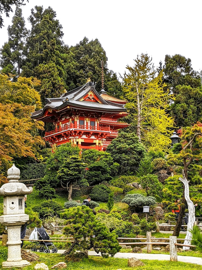 The Japanese Tea Garden in the Golden Gate Park, San Francisco