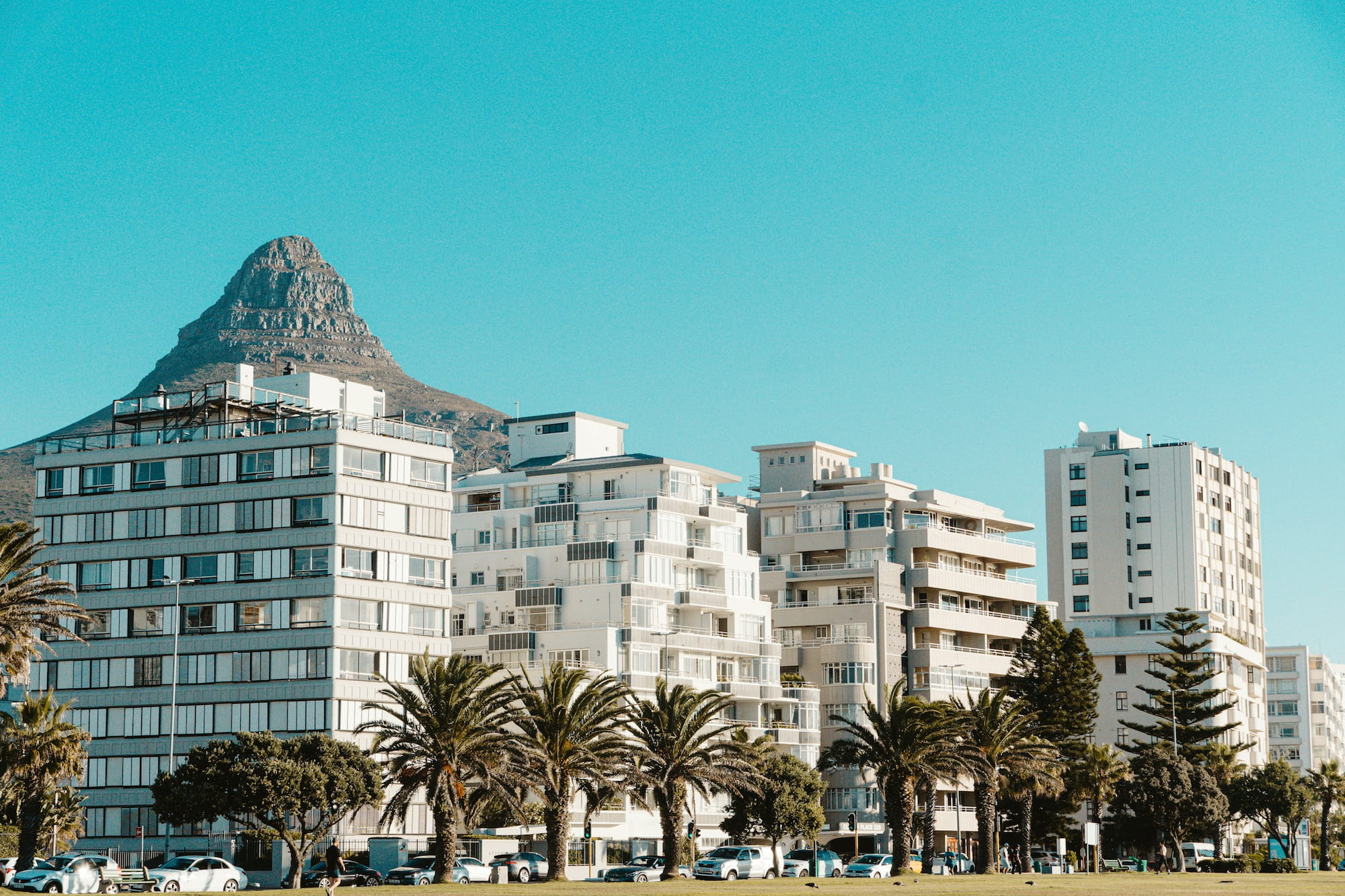 Sea Point is a trendy seaside suburb on the Cape Town map, with a lovely promenade and views of Lion's Head