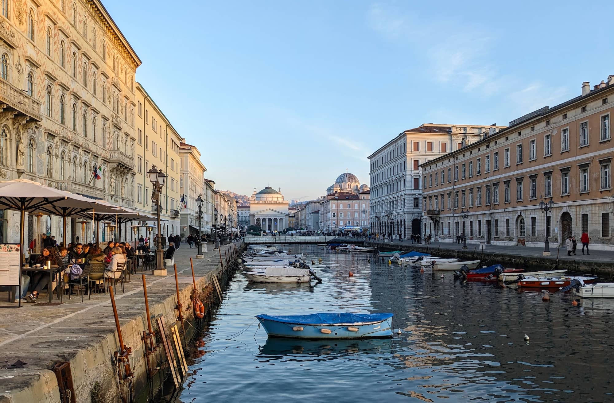 Grand Canal in Trieste, Italy