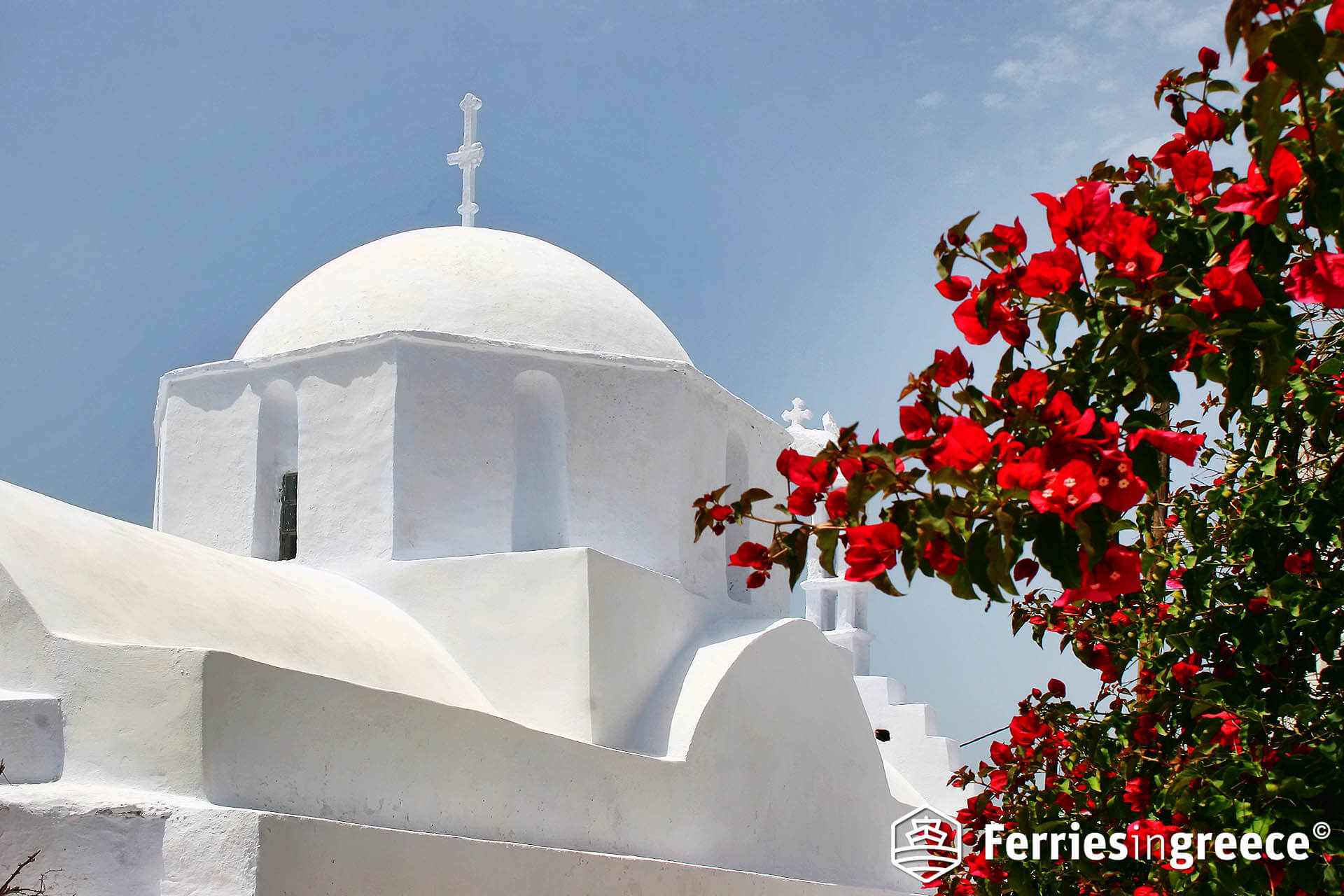 Typical Amorgos scene. Photo courtesy of Ferries In Greece.