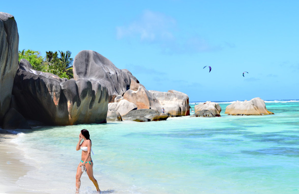The best beach in the Seychelles - Anse Source d'Argent