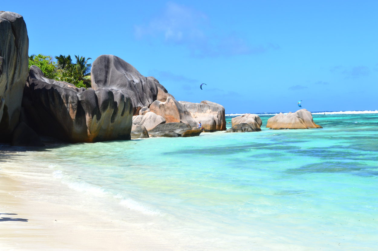 Granite boulders in the Seychelles