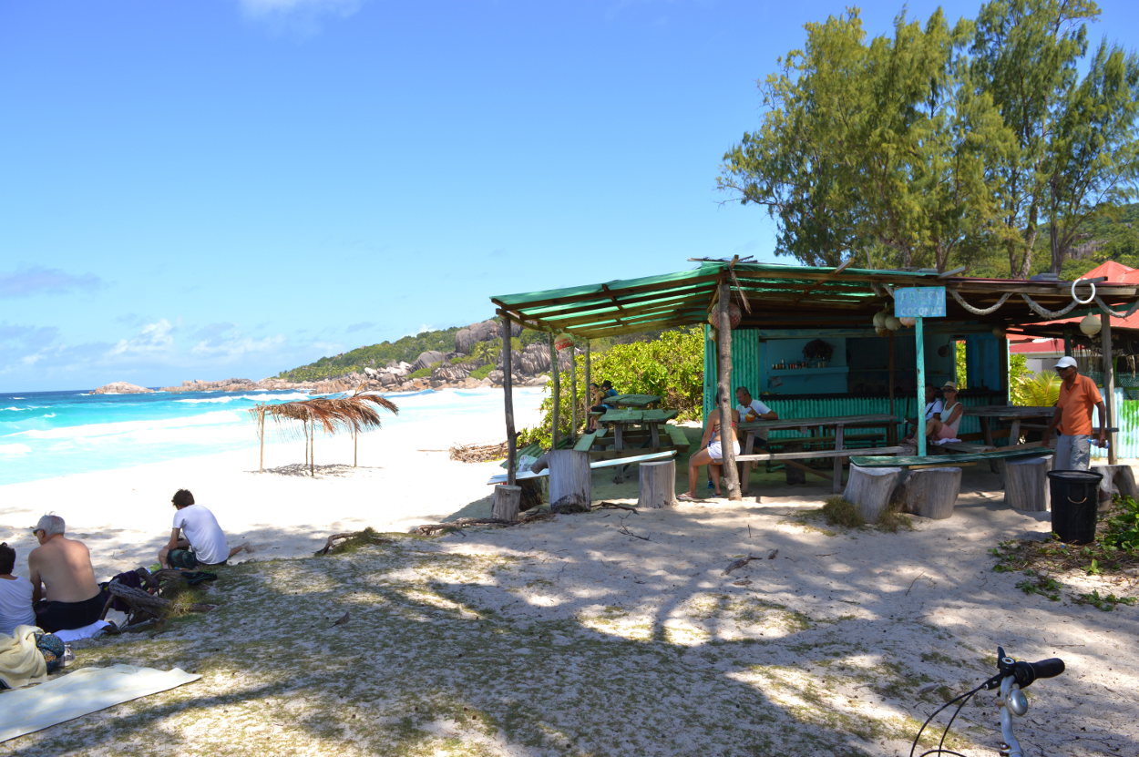 Beach Bar on La Digue