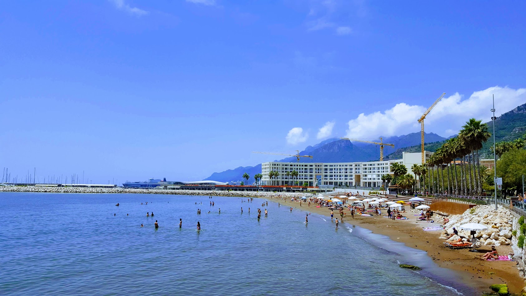 Beach in Salerno