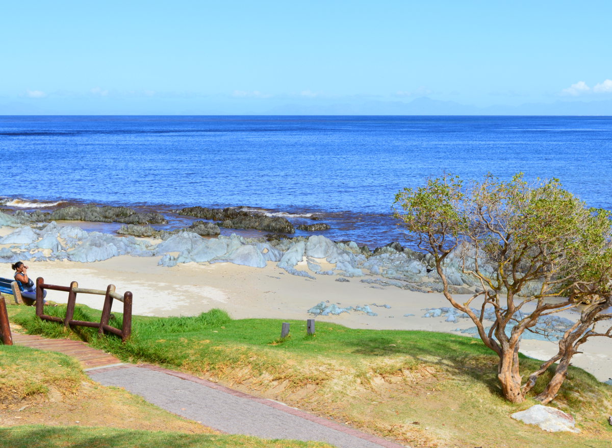 Beach pathway in Gordons Bay