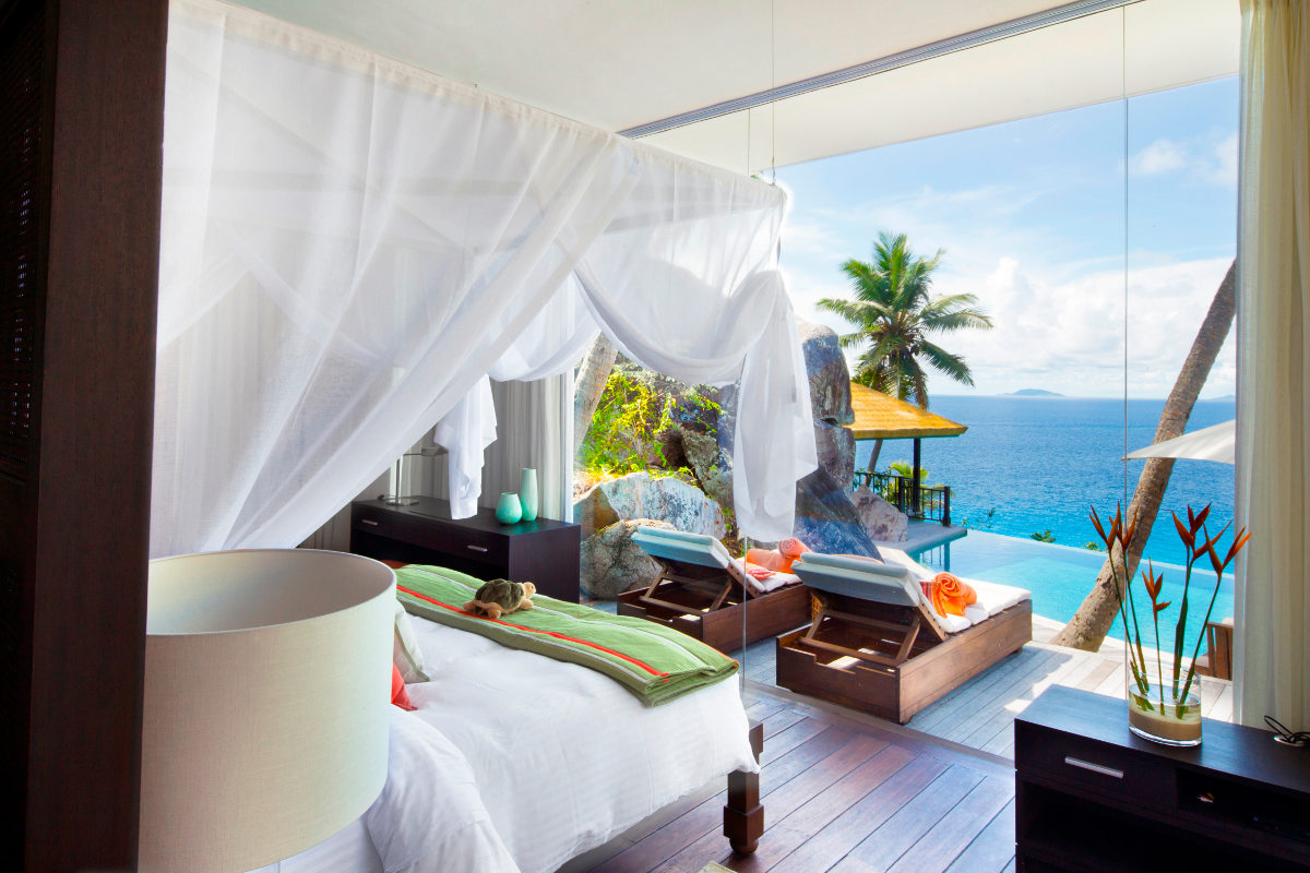 View from Fregate Private Resort