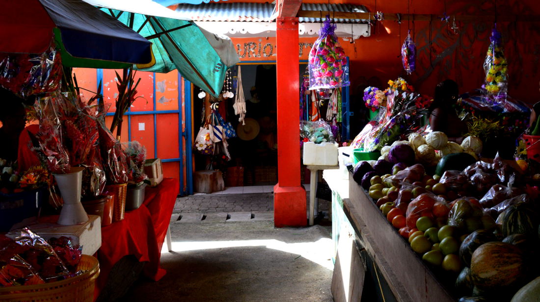 Inside the Market on Mahe