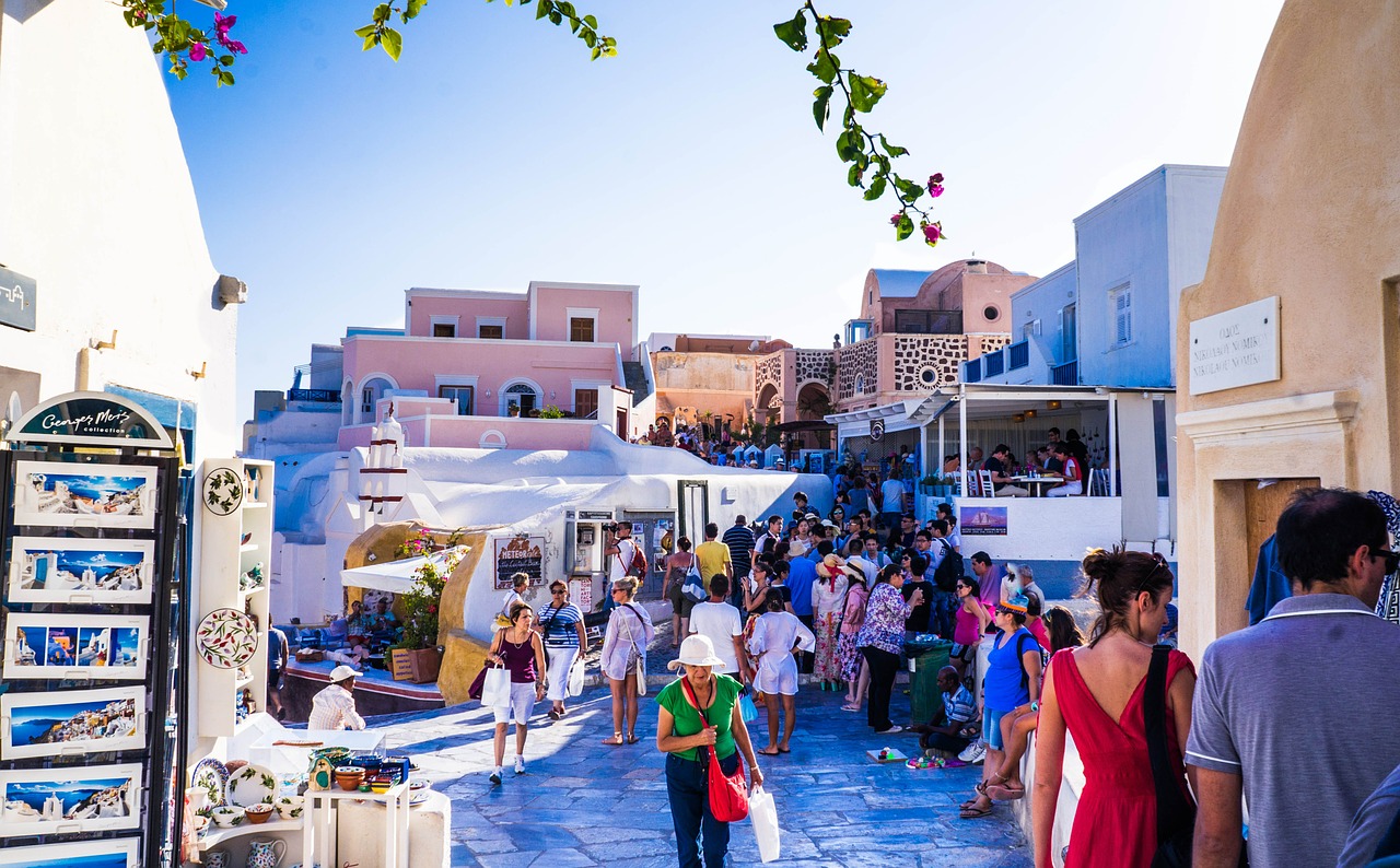 Shopping in Santorini