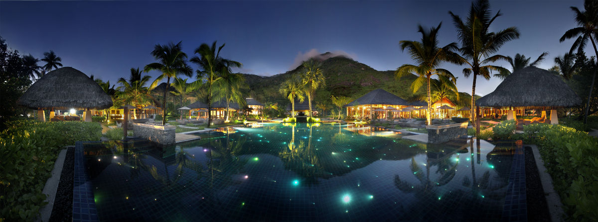 Swimming Pool at the Hilton Seychelles