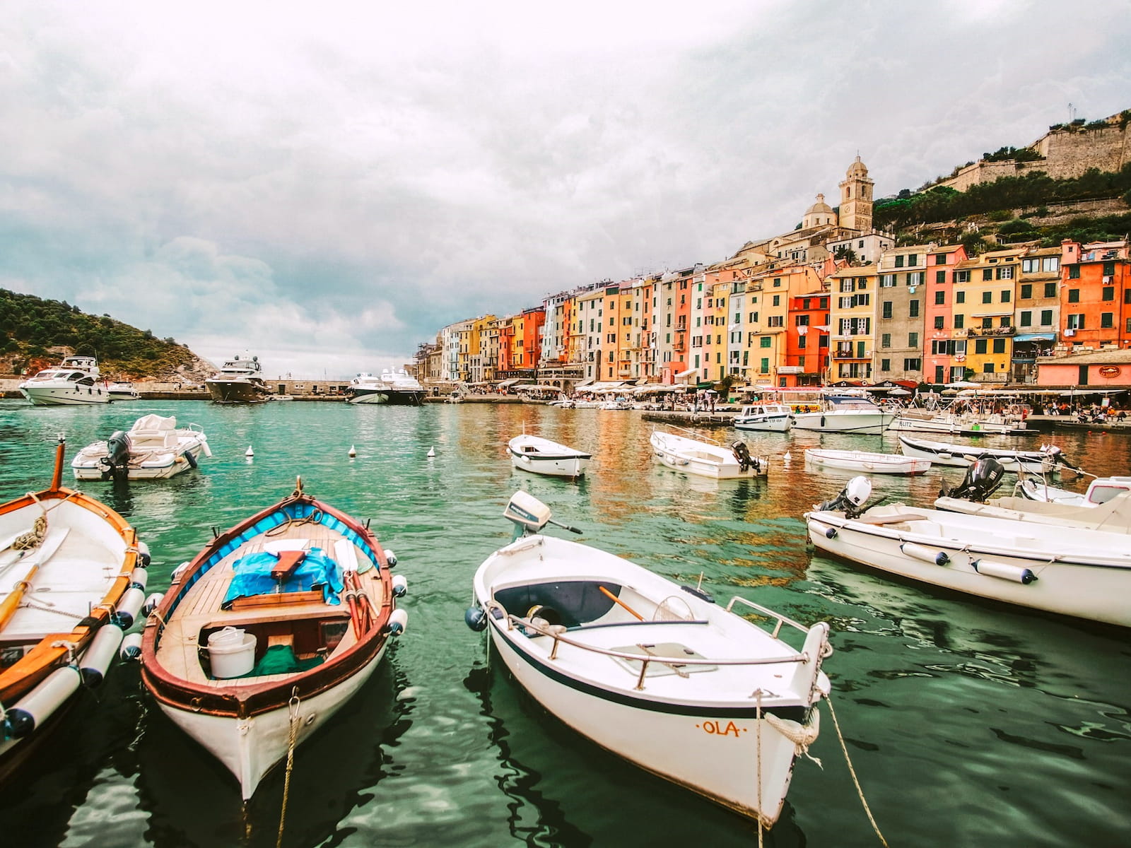 View of Porto Venere, just south of the Cinque Terre