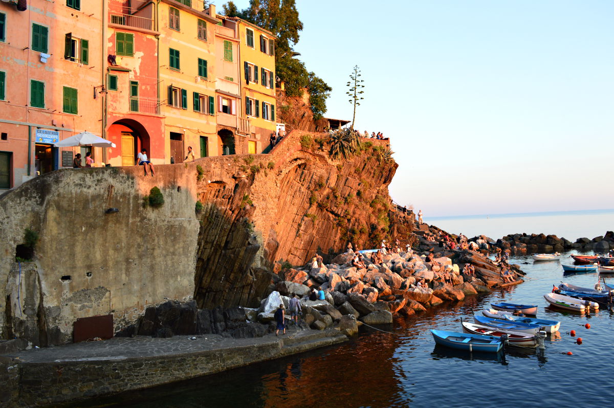 Sunset in Riomaggiore