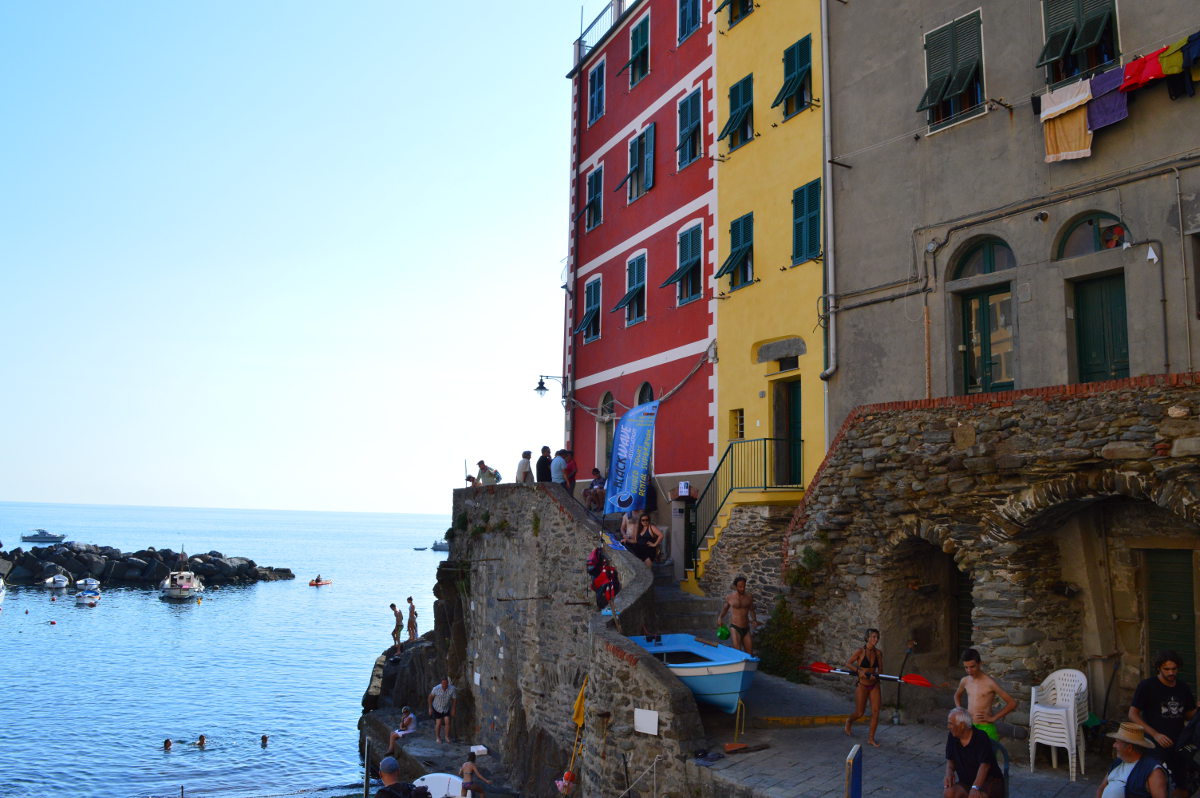 Boats in Riomaggiore