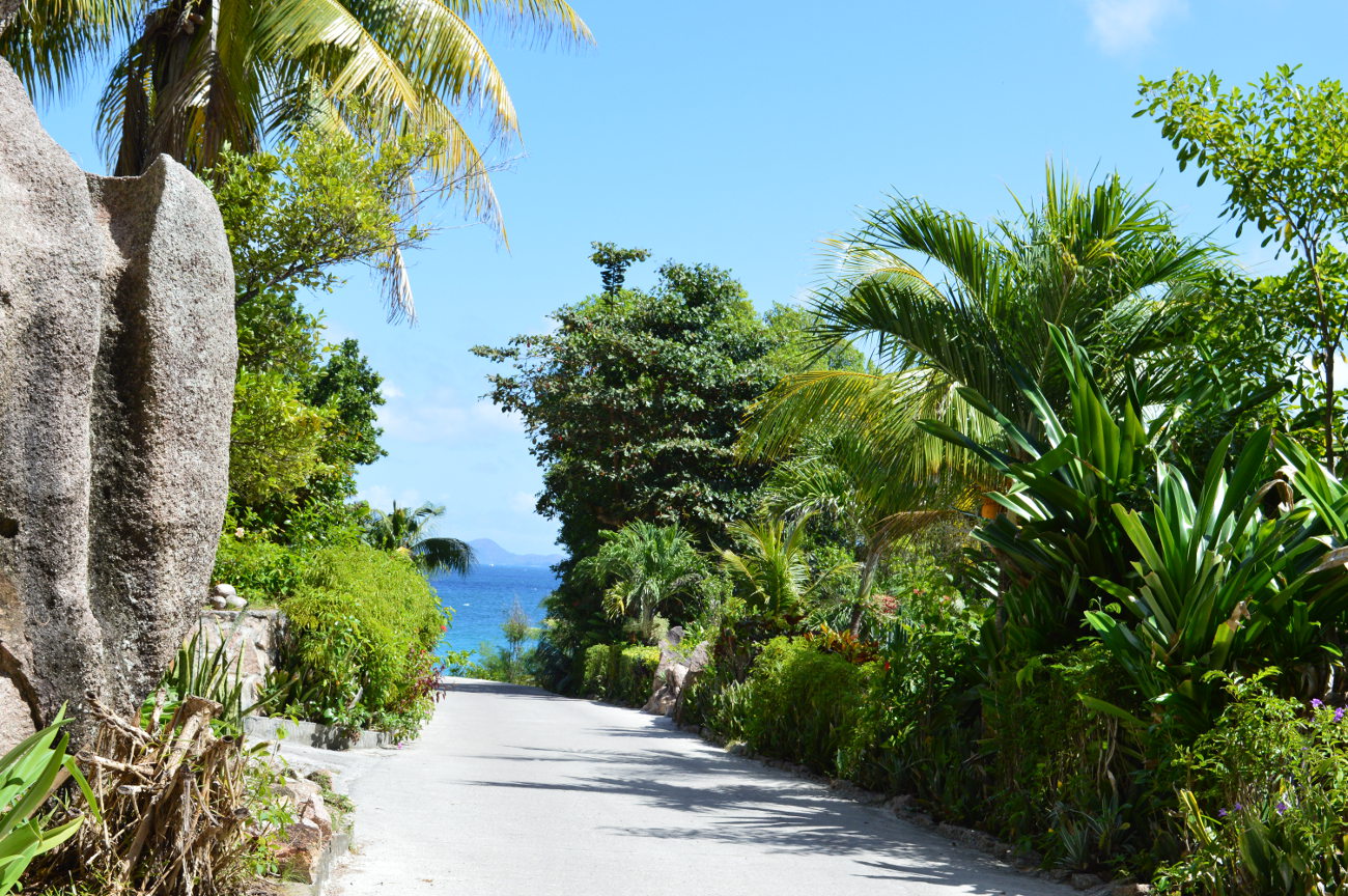 Traffic on La Digue