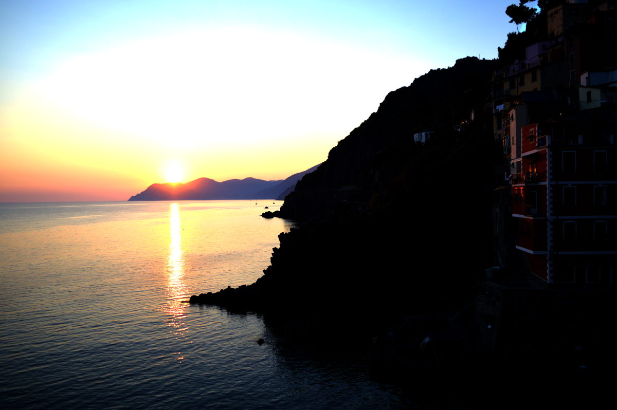 Cinque Terre at dusk