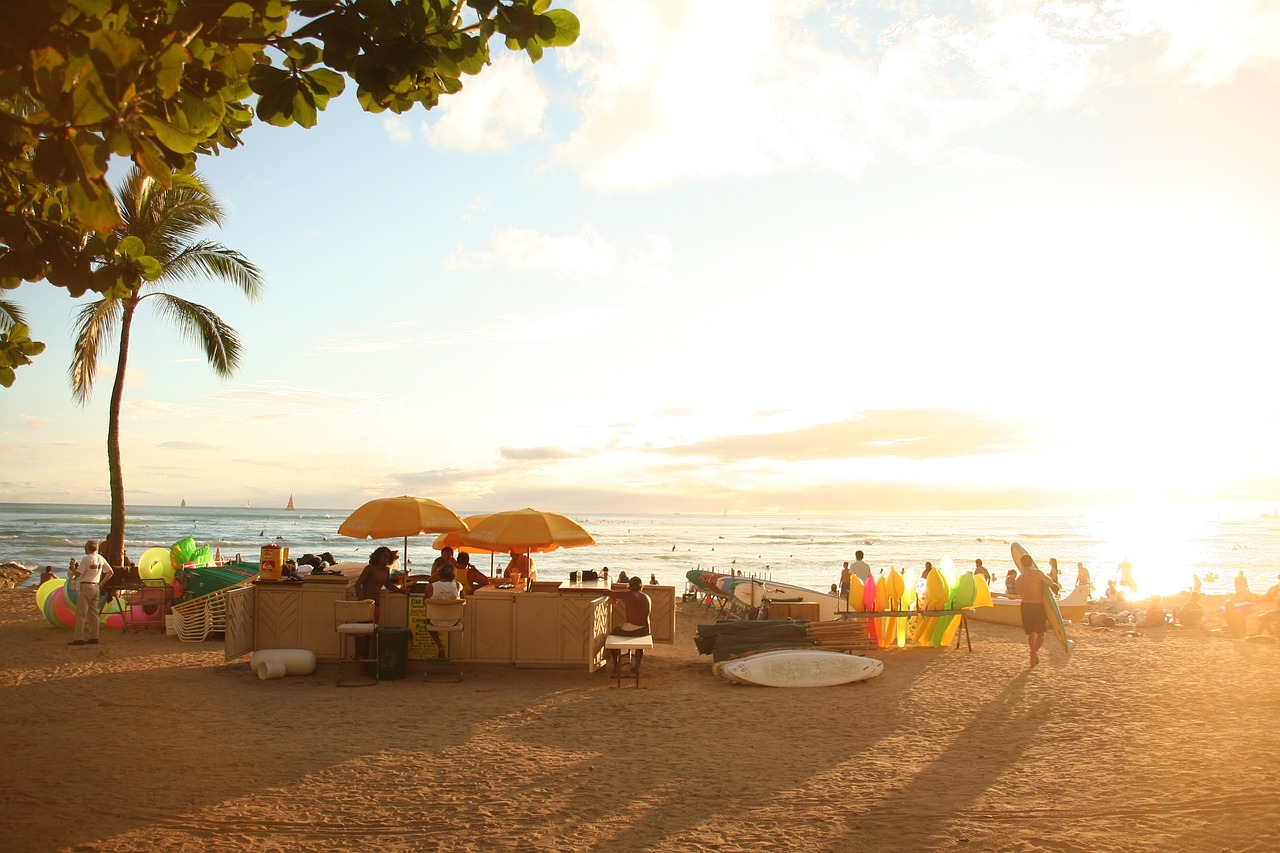 Waikiki Oahu sunset