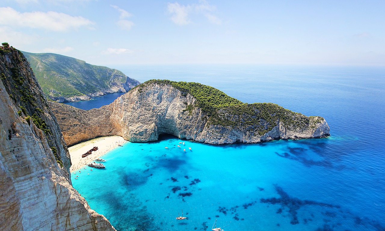 View of Navagio Beach, Zakynthos